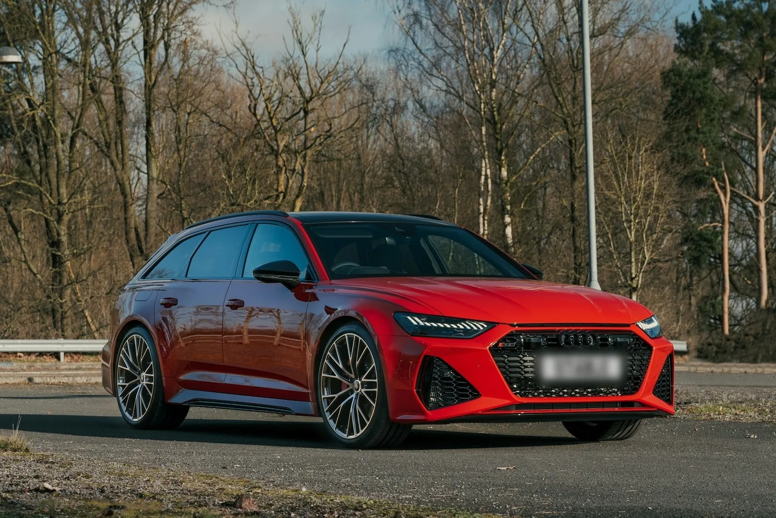 Audi RS 6 на дисках с алмазной проточкой