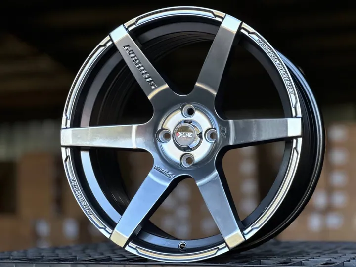 Shogun A1 XF043 R18 8.5J ET25 4x100 DIA73.1 HYPER BLACK