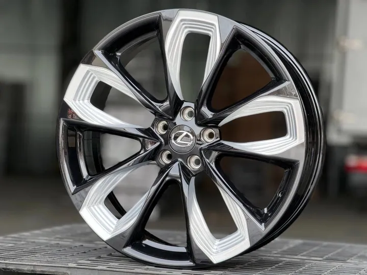 LEXUS FORGED YC9071 R21 8J ET35 5x114.3 DIA60.1 GLOSS BLACK FACE