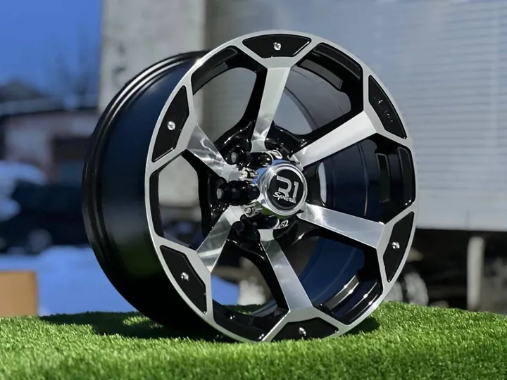 6989 R16 8J 6X114.3 DIAUUDE GLOSS BLACK FACE