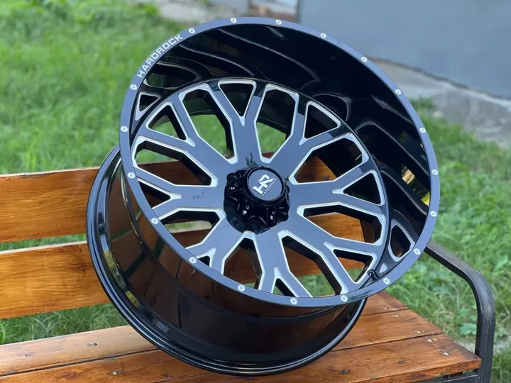 OFF ROAD 8068 R26 14J ET-76 6x135 DIA87.1 GLOSS BLACK MILLING