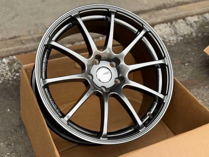 ADVAN RS 1039 R18 8J ET30 5x100 DIA73.1 HYPER BLACK