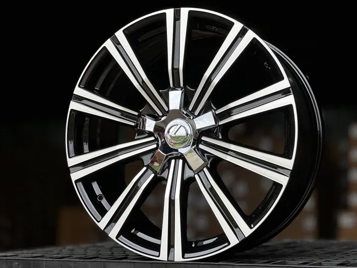 LEXUS LX570 H937F FlowForming R20 8.5J ET45 5x150 DIA110.1 GLOSS BLACK FACE