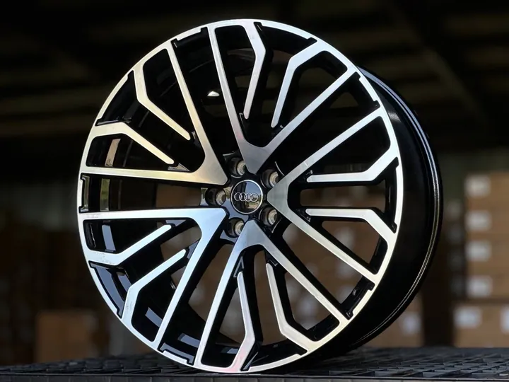 AUDI RS H3386F FlowForming R20 9J ET30 5x112 DIA66.6 GLOSS BLACK FACE