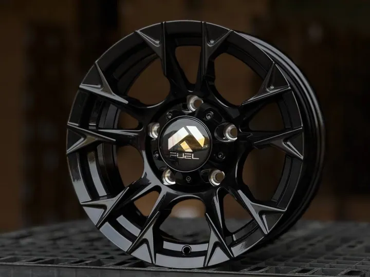 Fuel Flame 5326 R15 7J ET0 5x139.7 DIA110.1 GLOSS BLACK