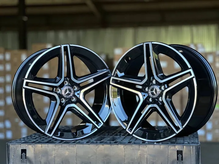 MERCEDES H3067F FlowForming R21 11J ET42 5x112 DIA66.6 GLOSS BLACK FACE