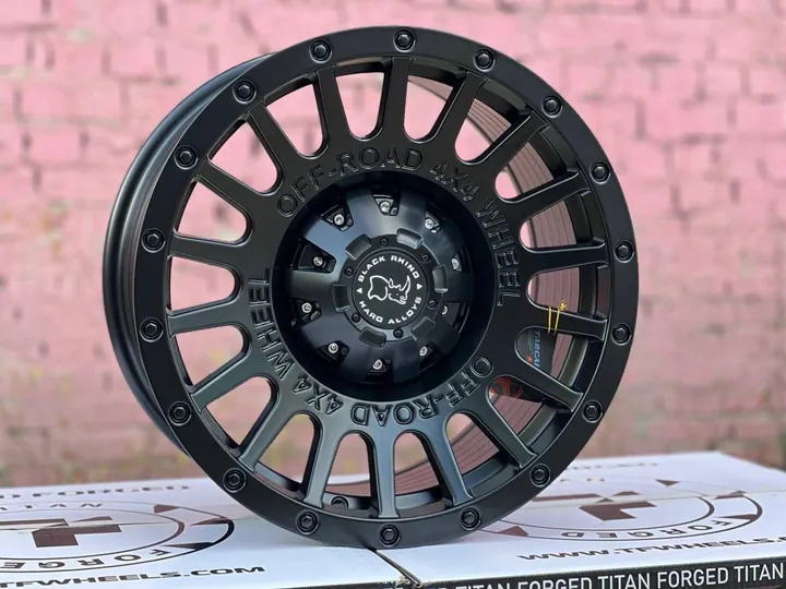 BLACK RHINO 605 R17 8.5J ET0 6x130 DIA87.1 MATTE BLACK
