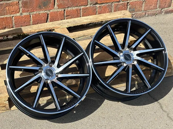 VOSSEN CVT 7255 7256 R17 7.5J ET35 4X98 DIAUUDE GLOSS BLACK FACE