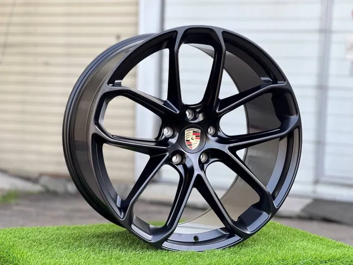 PORSCHE 5593 R22 11.5J ET52 5x130 DIAUUDE MATTE BLACK