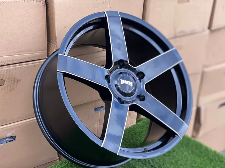 Dub SW184 R20 9.5J 5x150 DIAUUDE GLOSS BLACK MILLING