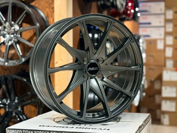 Rays 1064 R17 7.5J ET35 4x100 DIA73.1 GREY