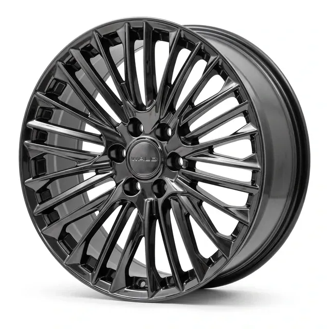 YC1740 R21 9J 6x139.7 ET45 ЦО95.1 Black Vacume Chrome