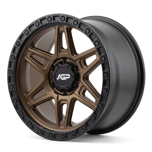 AGP307 6135 R17 9J 6x139,7 ET0 ЦО106,1 Matt Bronze Black lip