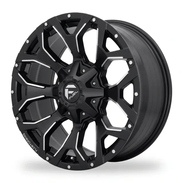 601 R18 9J ET10 6x114,3 / 6x130 74,6 Matt Black Machine Face
