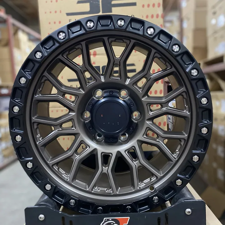 ZB638 R17 9J ET0 6x139,7 110,1 MATT BRONZE+BLACK LIP