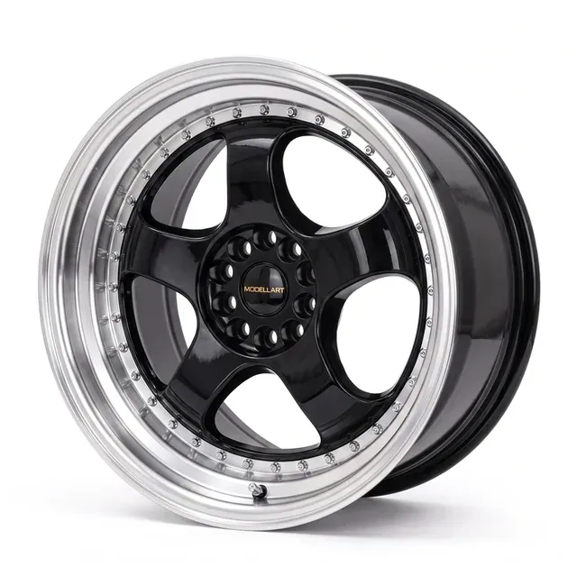 ks089 R18 9,5J 5X100 / 5x114,3 ET22 73,1 GLOSS BLACK LP