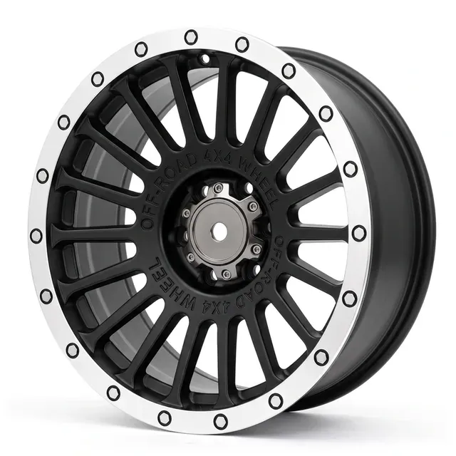 XF034 R19 8,5J ET18 110 6x139,7 MATTE BLACK MACHINED LIP