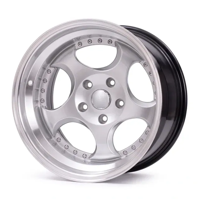 L2384 BMW R17 9,5J ET20 5x120 72,6 haper sliver /machine lip