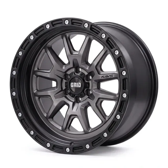 F8700 R18 9J ET0 6X114,3 66.1 MATT GRAY +MATT BLACK LIP