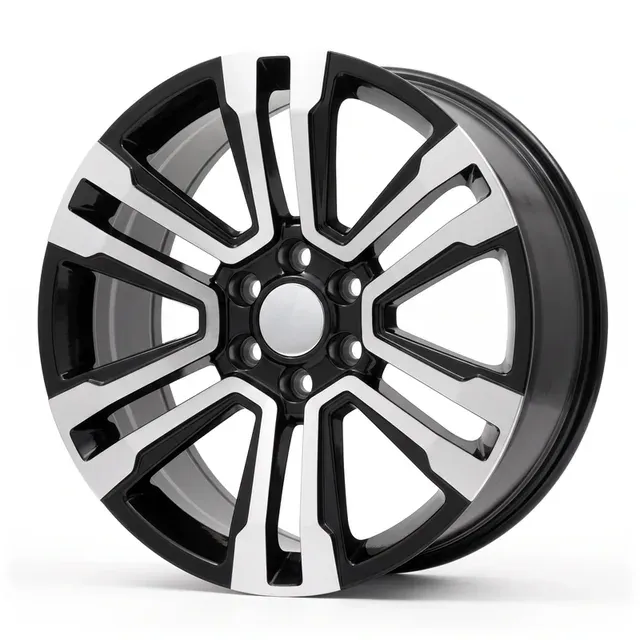 FB668 R22 9J ET24 6x139,7 78.1 BLACK MACHINE FACE