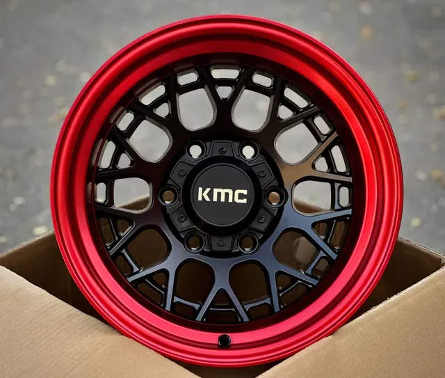 RGW508 R15 10J 6x139,7 ET -44 110 MATT BLACK/LP+RED